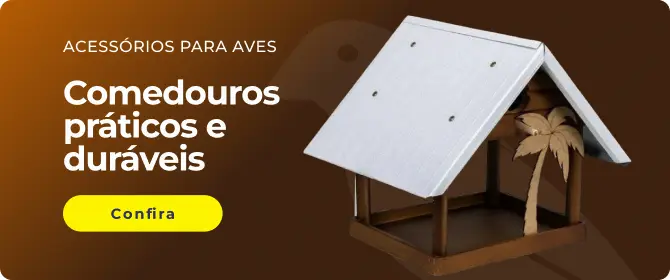 Comedouros práticos e duráveis