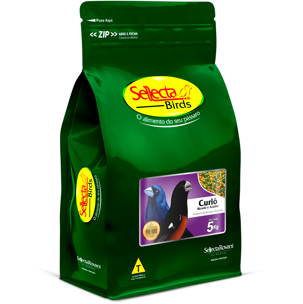 SELLECTA CURIÓ, BICUDO E AZULÃO - 5 Kg