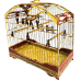 GAIOLA MADEIRARTE COLEIRO SUPER LUXO ESCURA - MODELO 3