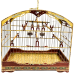 GAIOLA MADEIRARTE COLEIRO SUPER LUXO ESCURA - MODELO 3