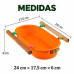 BANHEIRA VIVEIRO RING NECK CÔNICA COLORIDA DECORADA COM POLEIRO - 670 ML