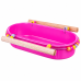 BANHEIRA VIVEIRO RING NECK CÔNICA COLORIDA DECORADA COM POLEIRO - 670 ML