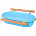 BANHEIRA VIVEIRO RING NECK CÔNICA COLORIDA DECORADA COM POLEIRO - 670 ML