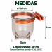 PORTA VITAMINAS FUME COM PRESILHA COBRE GRANDE - 30 ML